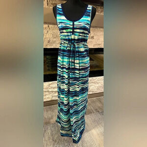 Eddie Bauer size XL maxi dress, outdoor, vacation, relaxed and cotton